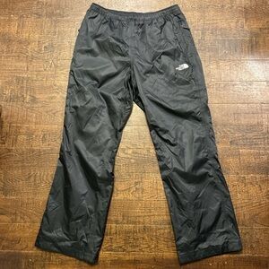 Men’s The North Face black windbreaker snow pants size Large outdoor